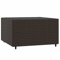 Thumbnail for 4-tlg. Garten-Lounge-Set mit Kissen Braun Poly Rattan