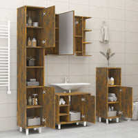 Thumbnail for Badschrank Räuchereiche 30x30x179 cm Holzwerkstoff