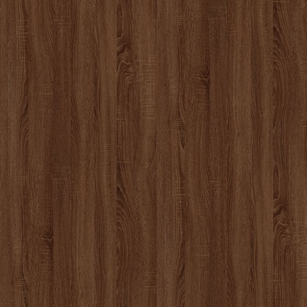 Herdumbauschrank Braun Eichen-Optik 60x46x81,5 cm Holzwerkstoff