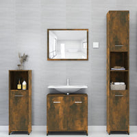 Thumbnail for Badschrank Räuchereiche 30x30x95 cm Holzwerkstoff