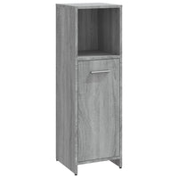 Thumbnail for Badschrank Grau Sonoma 30x30x95 cm Holzwerkstoff