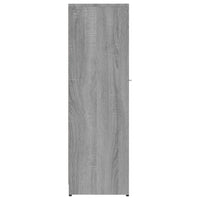 Thumbnail for Badschrank Grau Sonoma 30x30x95 cm Holzwerkstoff