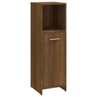 Thumbnail for Badschrank Braun Eichen-Optik 30x30x95 cm Holzwerkstoff