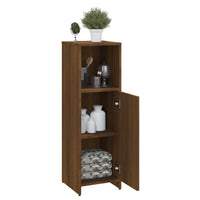 Thumbnail for Badschrank Braun Eichen-Optik 30x30x95 cm Holzwerkstoff