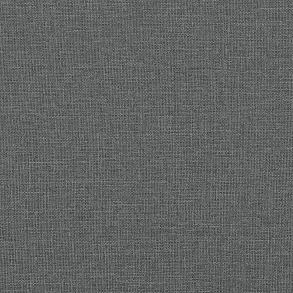 Sitzbank Dunkelgrau 100x75x76 cm Stoff