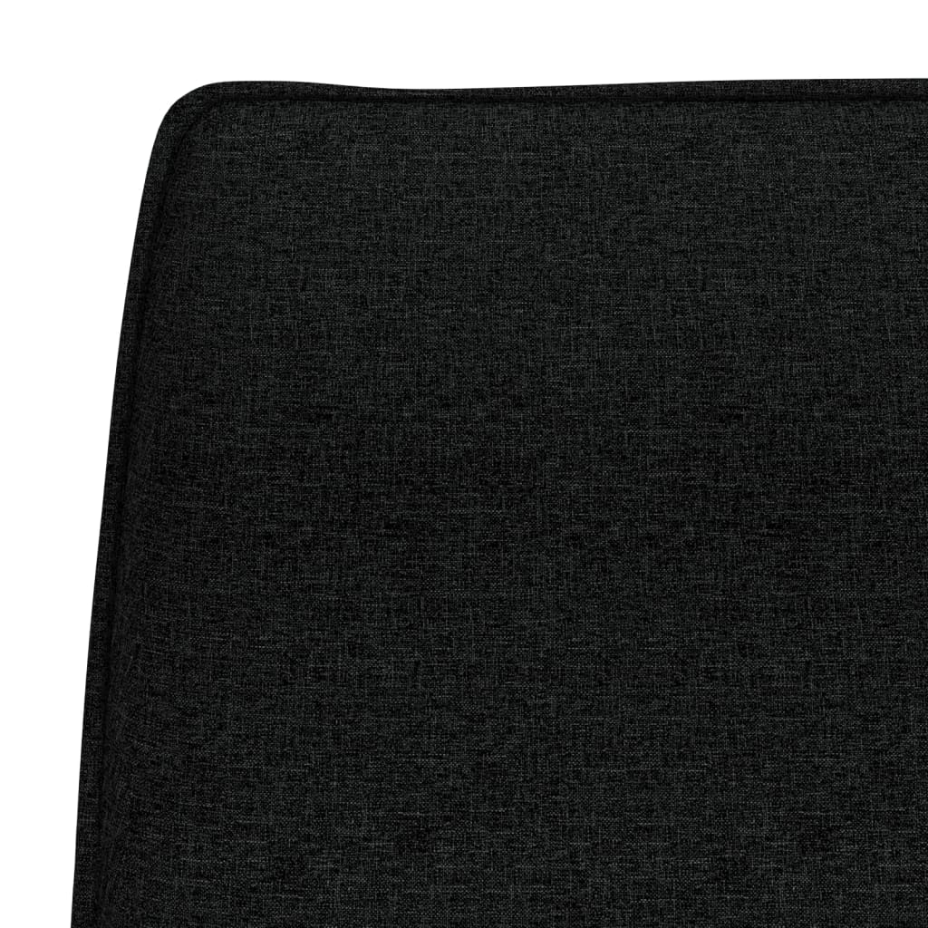 Sitzbank Schwarz 100x75x76 cm Stoff