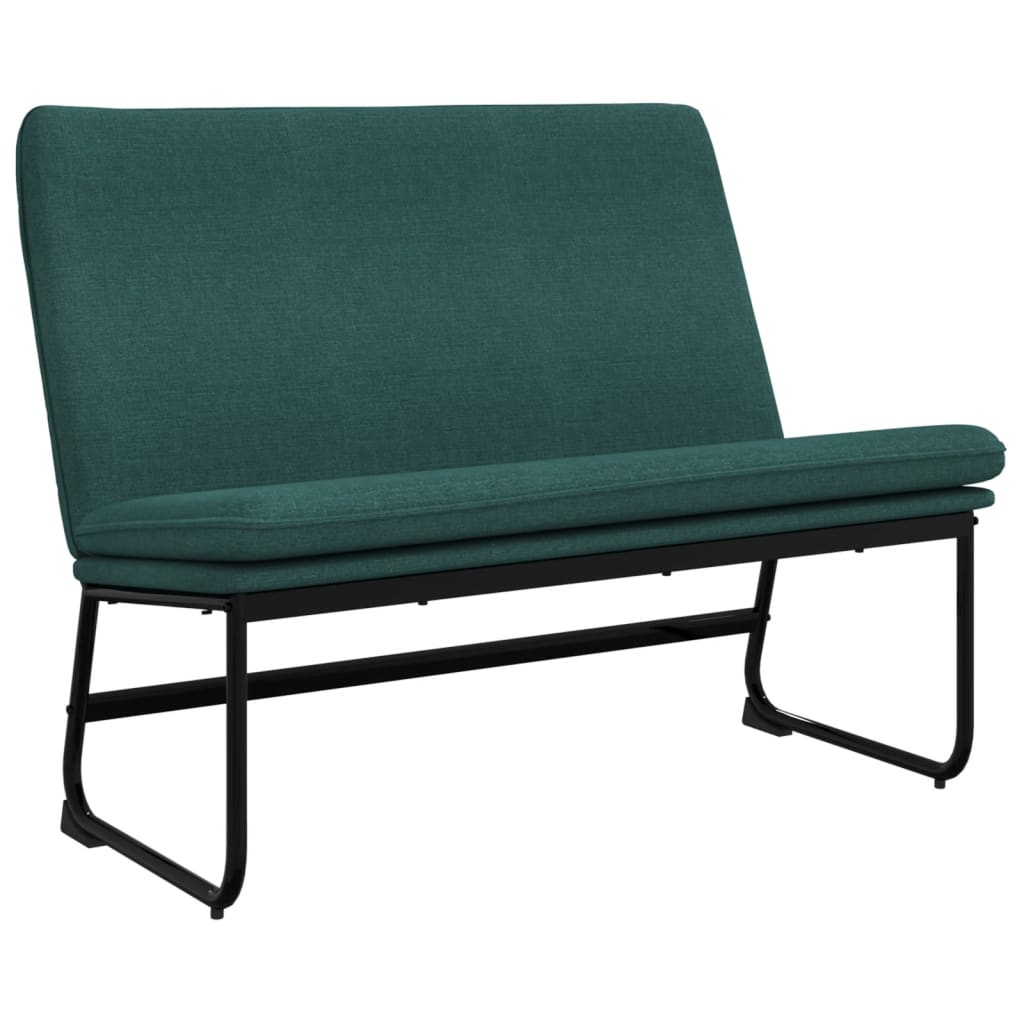 Sitzbank Dunkelgrün 100x75x76 cm Stoff