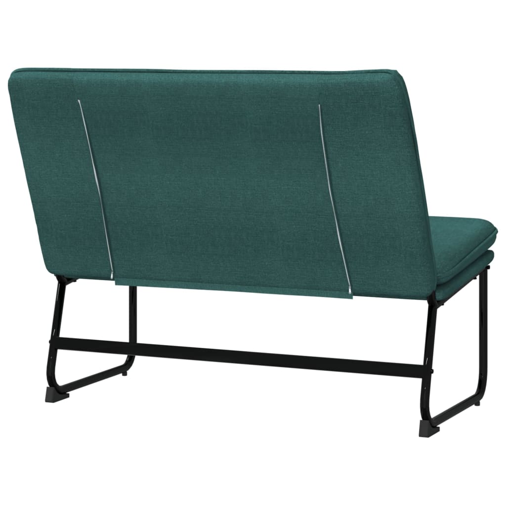 Sitzbank Dunkelgrün 100x75x76 cm Stoff