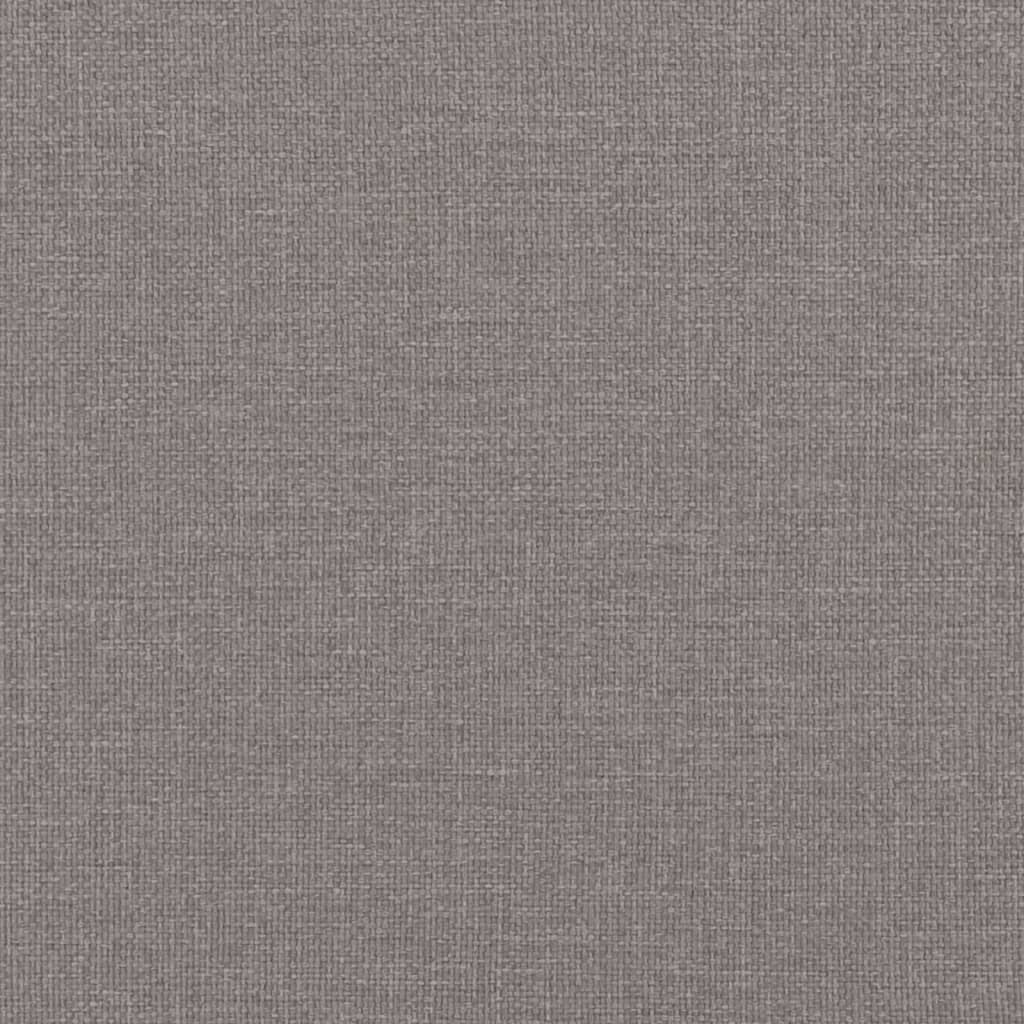 Sitzbank Taupe 100x75x76 cm Stoff