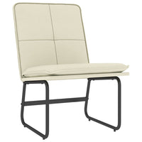 Thumbnail for Loungesessel Creme 54x75x76 cm Kunstleder