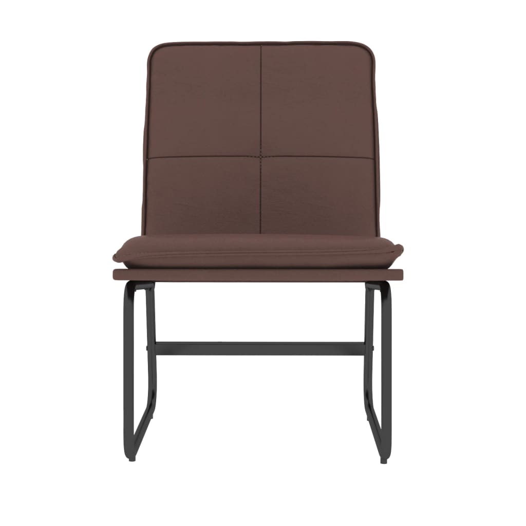 Loungesessel Braun 54x75x76 cm Kunstleder