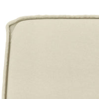 Thumbnail for Sitzbank Creme 100x75x76 cm Kunstleder