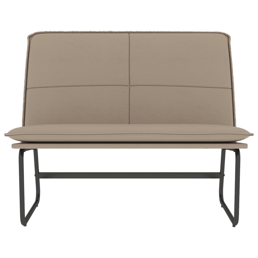 Sitzbank Cappuccino-Braun 100x75x76 cm Kunstleder