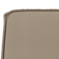 Thumbnail for Sitzbank Cappuccino-Braun 100x75x76 cm Kunstleder