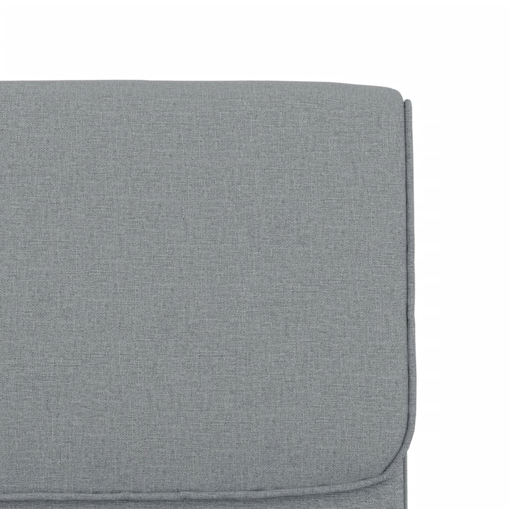 Loungesessel Hellgrau 55x64x80 cm Stoff