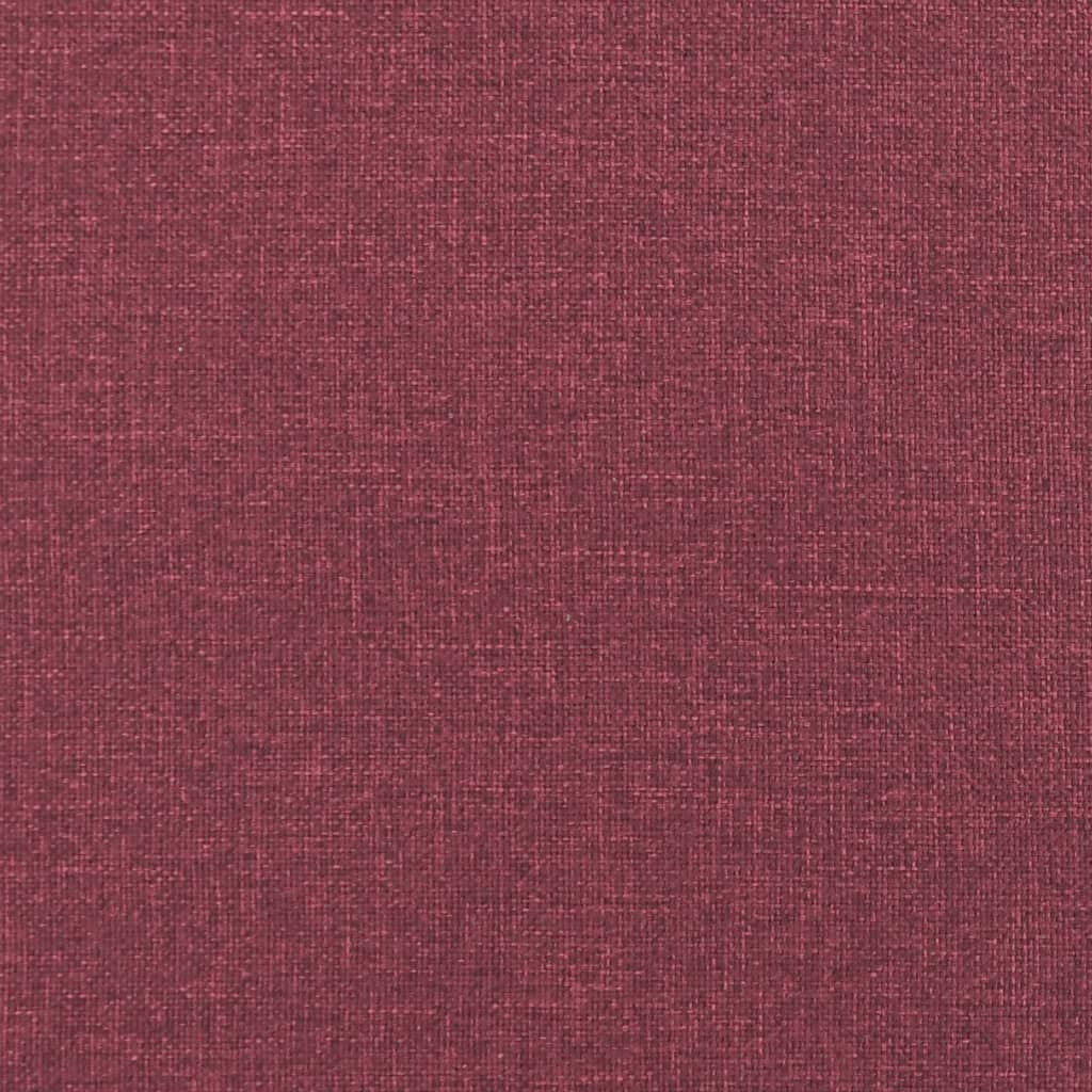Sitzbank Weinrot 100x64x80 cm Stoff