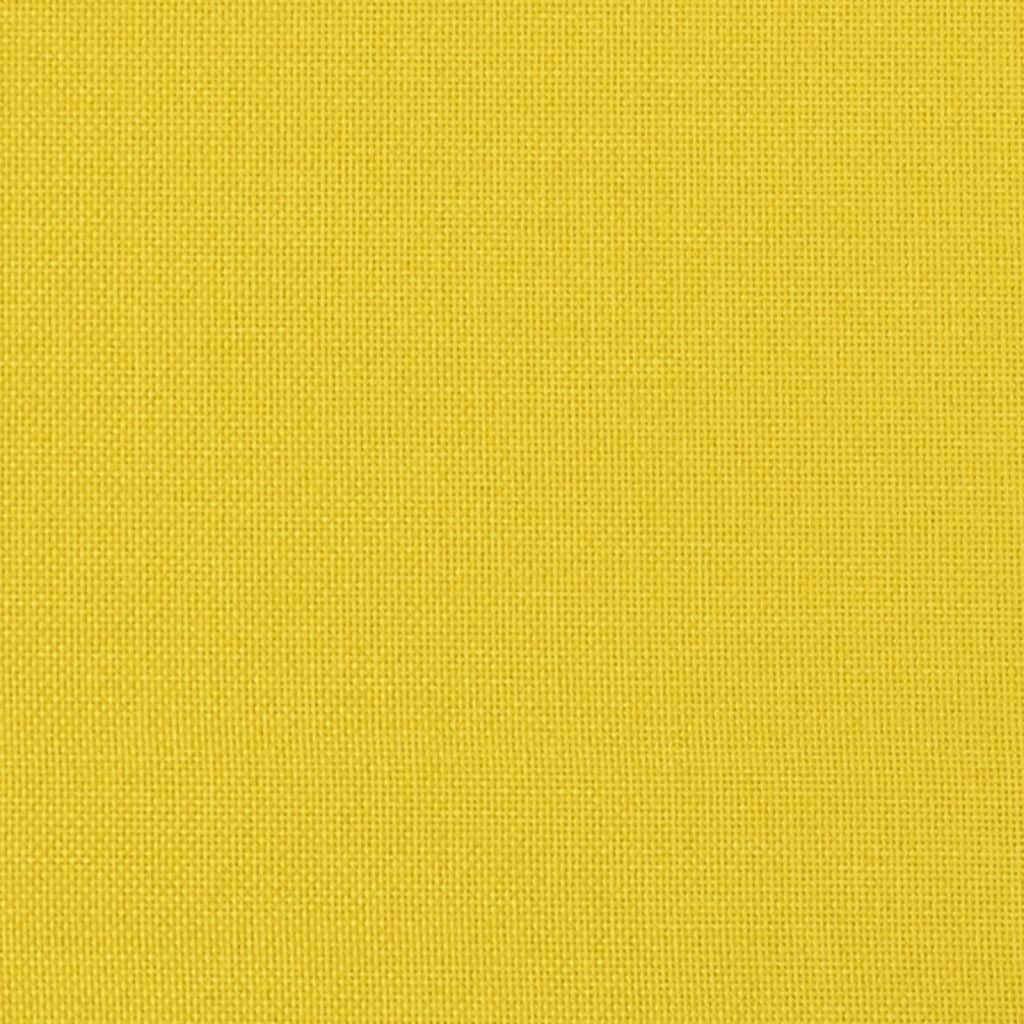Sitzbank Hellgelb 100x64x80 cm Stoff
