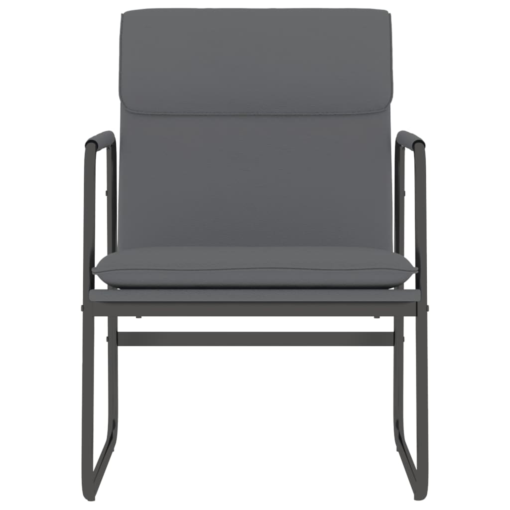 Loungesessel Grau 55x64x80 cm Kunstleder