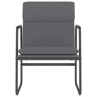 Thumbnail for Loungesessel Grau 55x64x80 cm Kunstleder