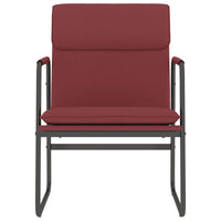 Thumbnail for Loungesessel Weinrot 55x64x80 cm Kunstleder