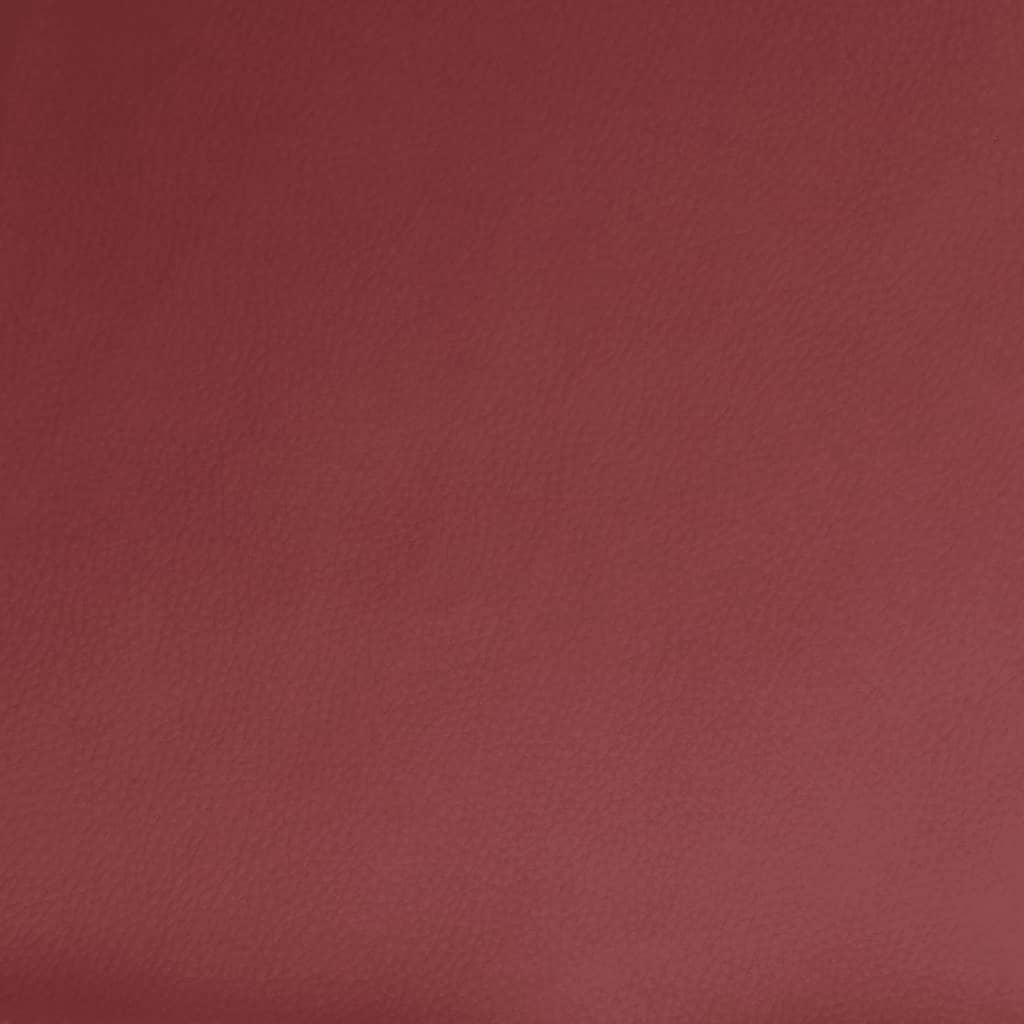 Sitzbank Weinrot 100x64x80 cm Kunstleder