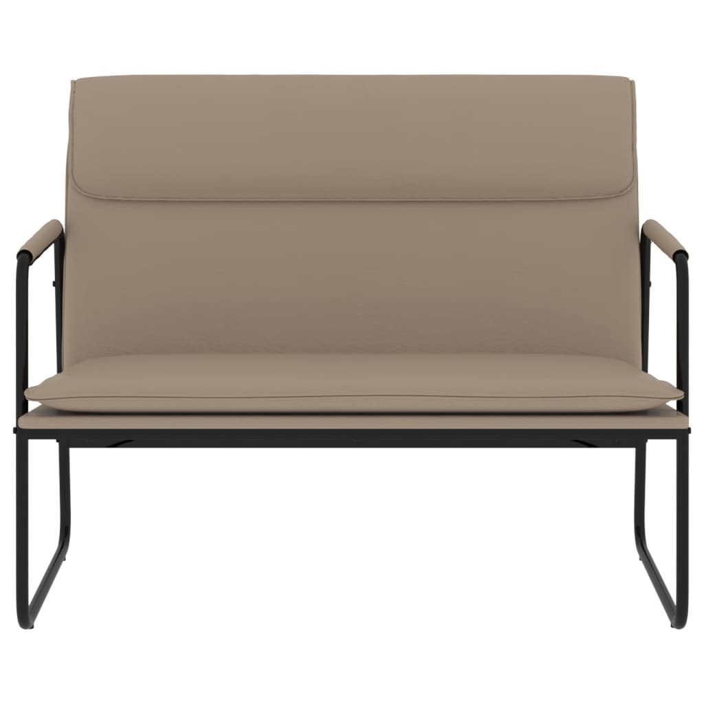 Sitzbank Cappuccino-Braun 100x64x80 cm Kunstleder