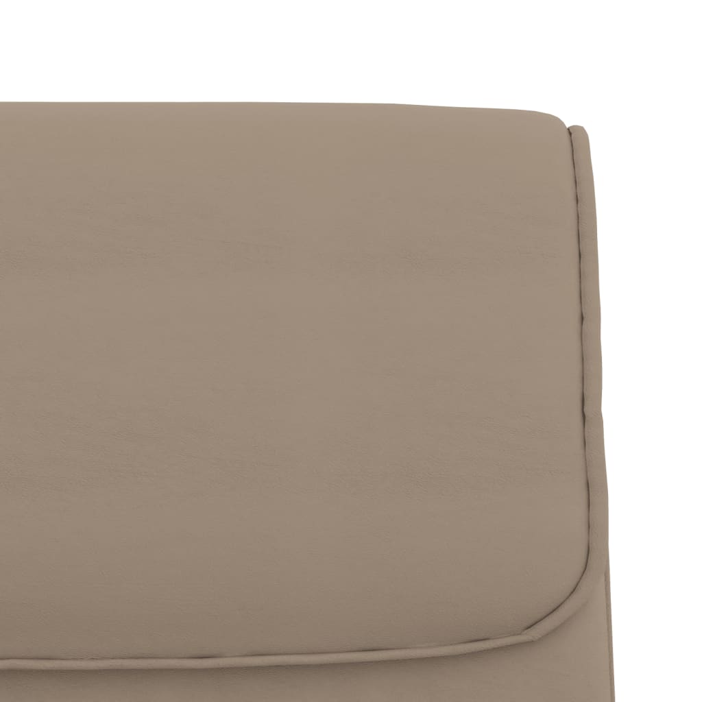 Sitzbank Cappuccino-Braun 100x64x80 cm Kunstleder