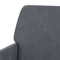 Thumbnail for Sitzbank Dunkelgrau 108x79x79 cm Samt