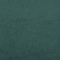 Thumbnail for Sitzbank Dunkelgrün 108x79x79 cm Samt