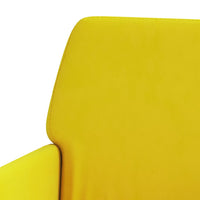 Thumbnail for Sitzbank Gelb 108x79x79 cm Samt