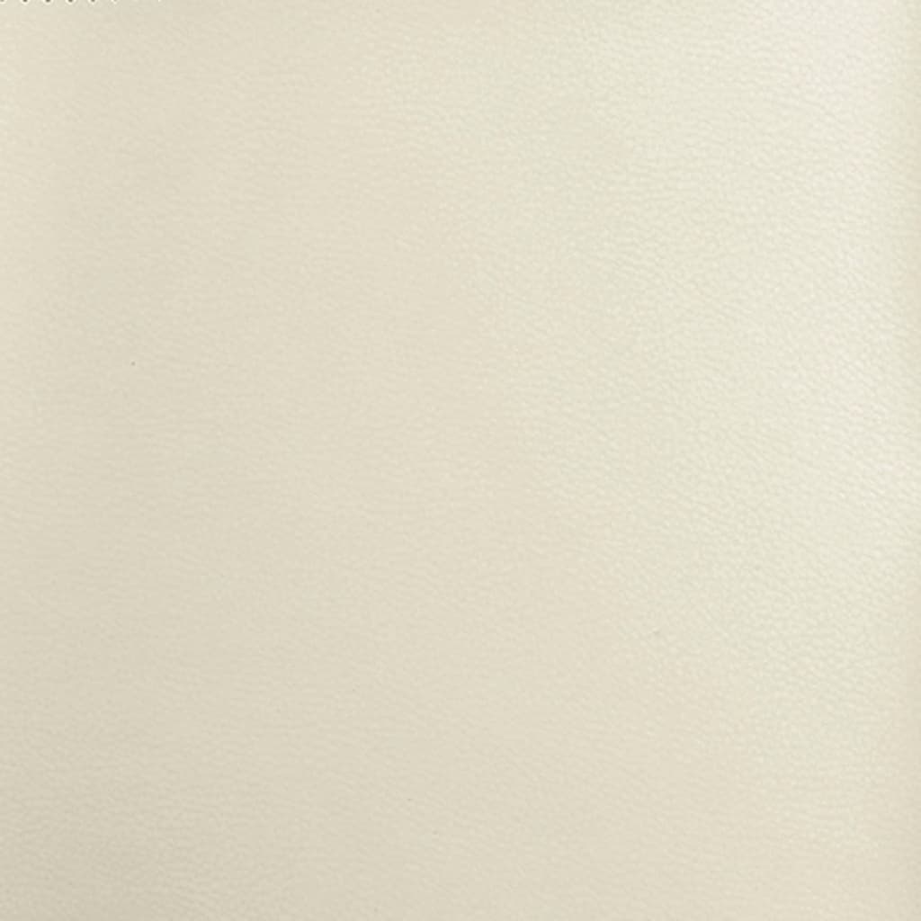 Sessel Creme 61x78x80 cm Kunstleder