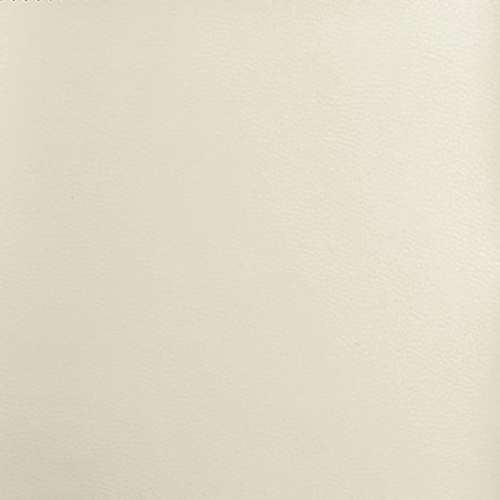 Sitzbank Creme 107x80x81 cm Kunstleder