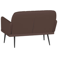 Thumbnail for Sitzbank Braun 107x80x81 cm Kunstleder
