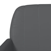 Thumbnail for Sitzbank Grau 107x80x81 cm Kunstleder