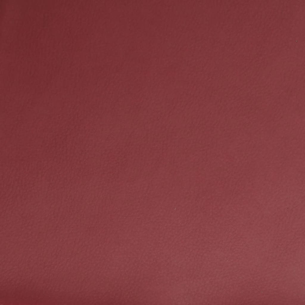Sitzbank Weinrot 107x80x81 cm Kunstleder