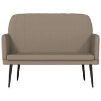 Thumbnail for Sitzbank Cappuccino-Braun 107x80x81 cm Kunstleder