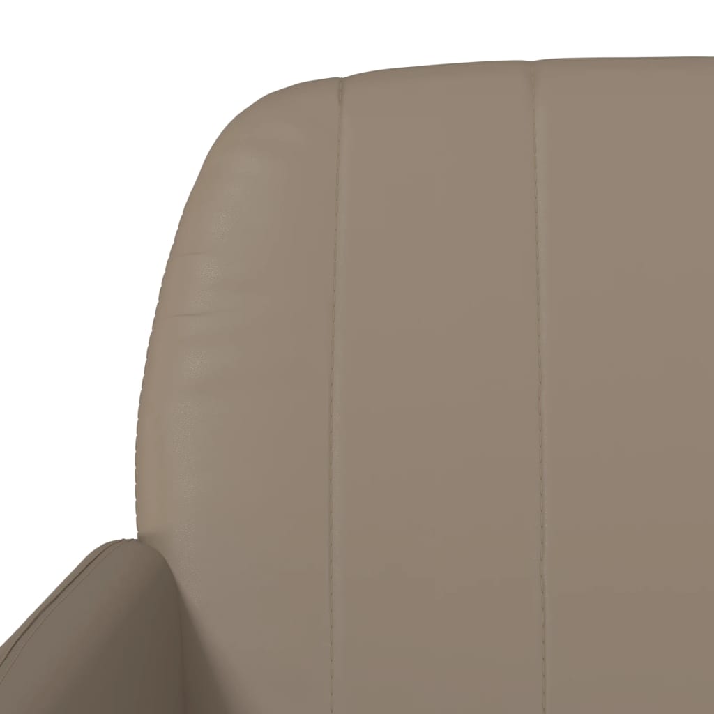 Sitzbank Cappuccino-Braun 107x80x81 cm Kunstleder