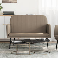 Thumbnail for Sitzbank Cappuccino-Braun 107x80x81 cm Kunstleder