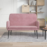 Thumbnail for Sitzbank Rosa 108x79x79 cm Samt