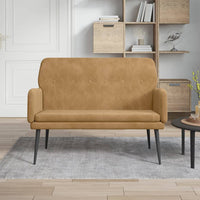 Thumbnail for Sitzbank Braun 108x79x79 cm Samt