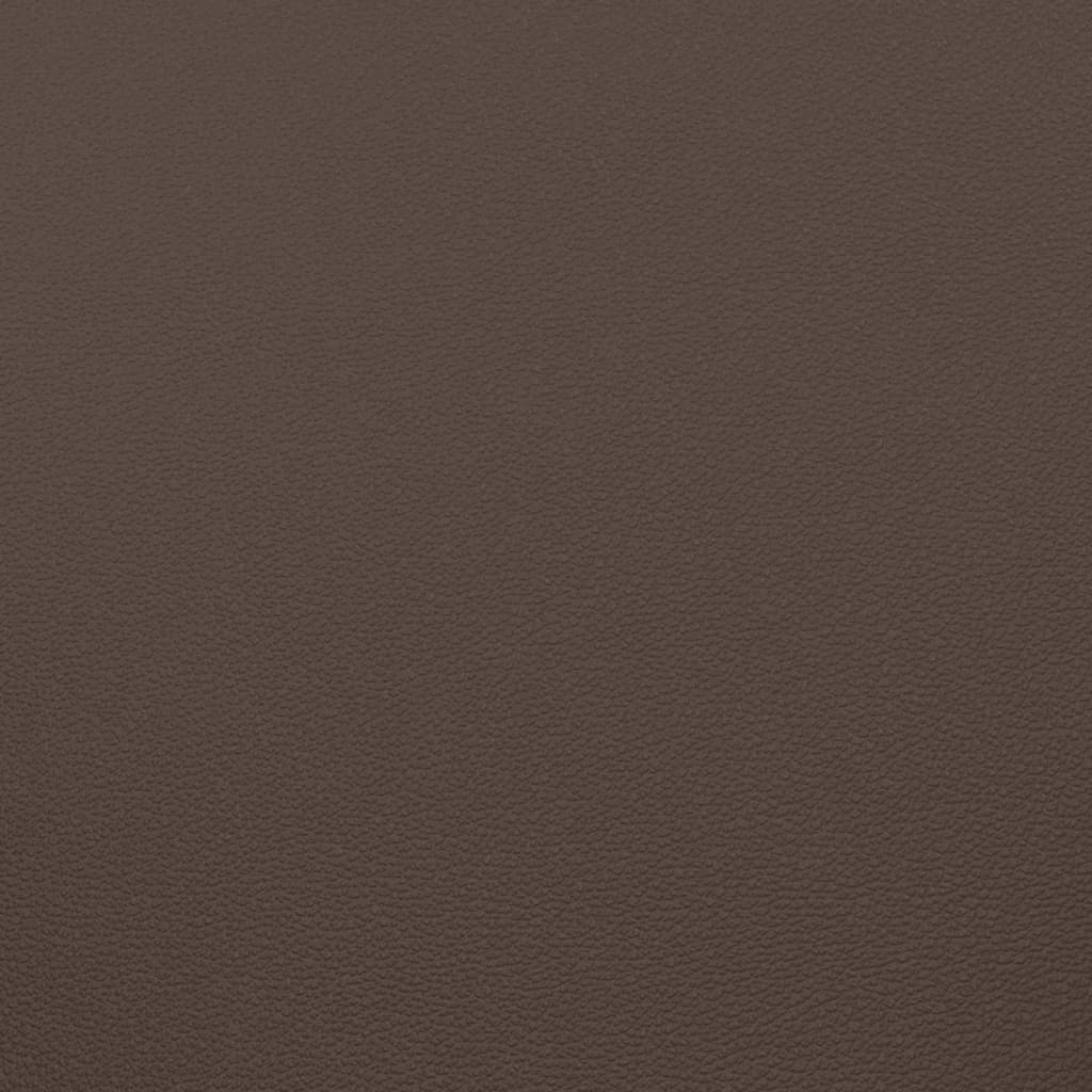 Sessel Braun 63x76x80 cm Kunstleder