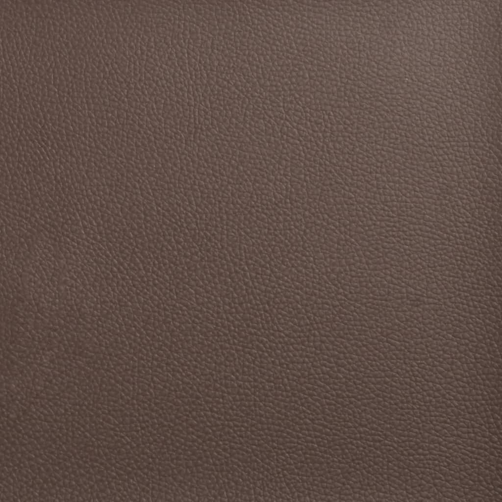 Sitzbank Braun 110x76x80 cm Kunstleder