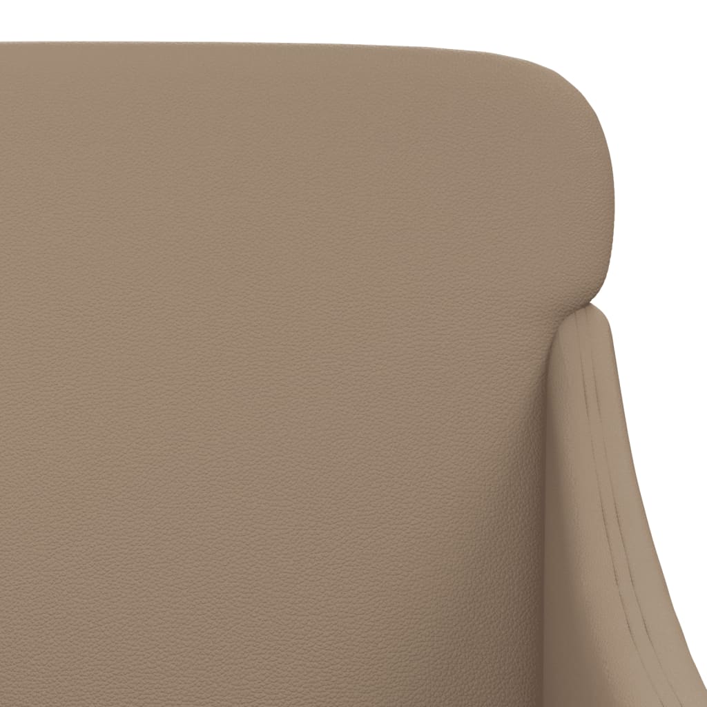 Sitzbank Cappuccino-Braun 110x76x80 cm Kunstleder