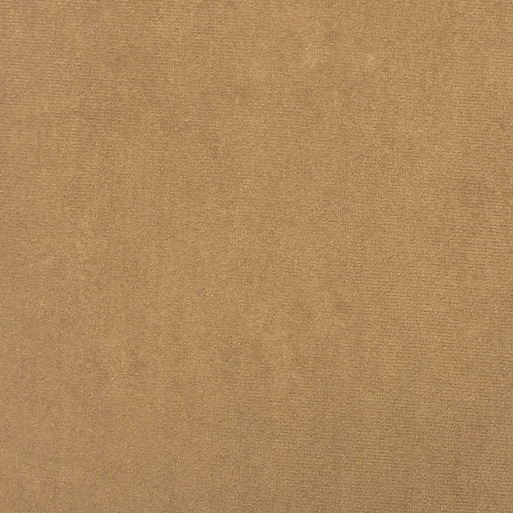 Sitzbank Braun 110x76x80 cm Samt