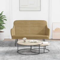 Thumbnail for Sitzbank Braun 110x76x80 cm Samt