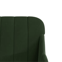 Thumbnail for Sitzbank Dunkelgrün 110x76x80 cm Samt