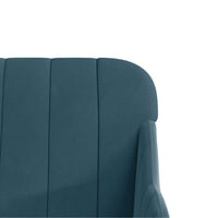 Thumbnail for Sitzbank Blau 110x76x80 cm Samt
