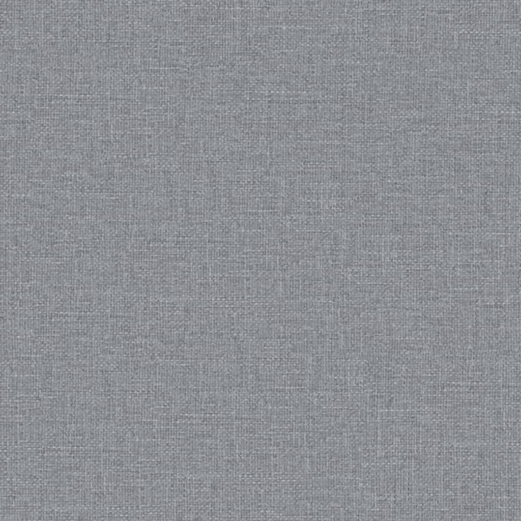 Sitzbank Hellgrau 110x76x80 cm Stoff