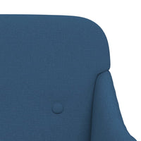 Thumbnail for Sitzbank Blau 110x76x80 cm Stoff