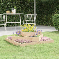 Thumbnail for Pflanzkübel 83x83x27 cm Massivholz Kiefer
